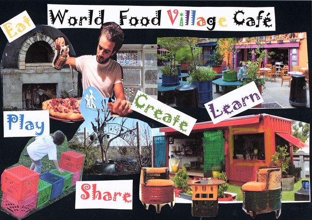World food village cafe vision